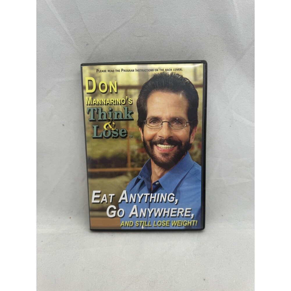 Don Mannarino's Think And Lose Eat Anything Go Anywhere DVD CD Set